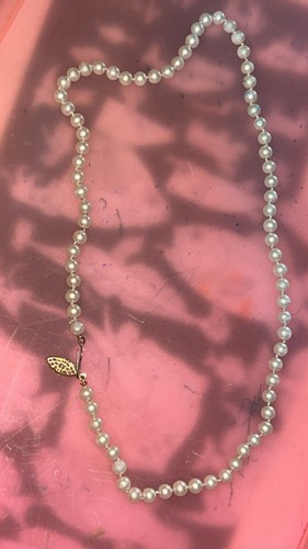 Vintage 1950s pearl necklace - vintage,
