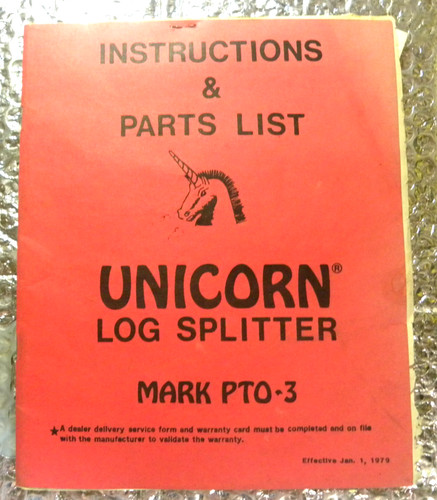 1979unicorn log splitter mark - 1979unicorn,