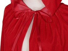 Halloween Hooded Velvet Cloak Robe Medieval Witchcraft Cape Robe Vampire Costume