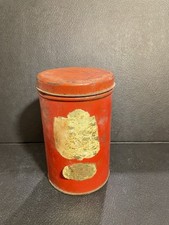 Vintage OLD Red Tea Tin With