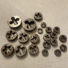 Mixed Set of Whitworth Dies