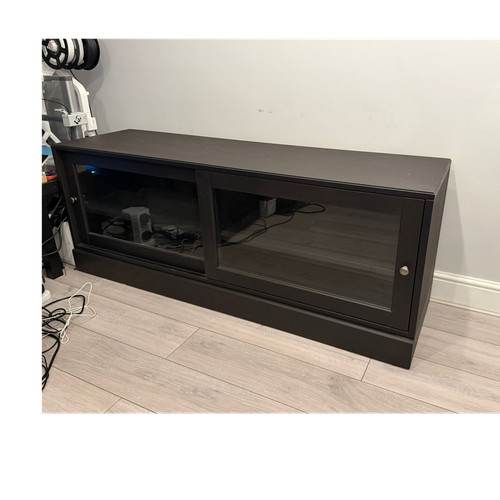 Ikea black stand - tv, 160cm