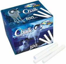 100 White Chalk Sticks Blackboard Writing Art & Craft Slate Home School Office