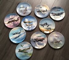 10 Coalport  Bone China Aeroplane Collectors Plates