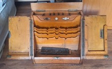 Late 19th/ Early 20th Century English Victorian Quarter Sawn Oak Stationery Desk