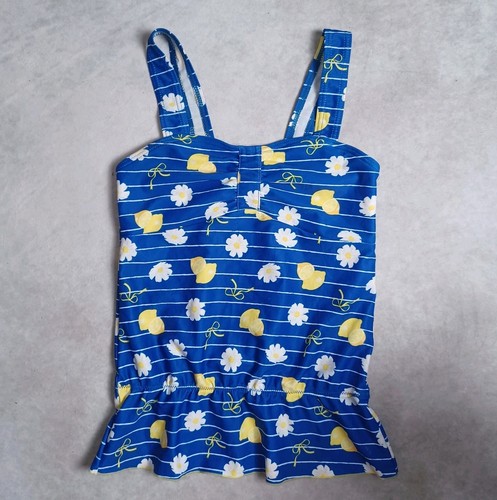 Girls daisy tankini swim top - tankini,