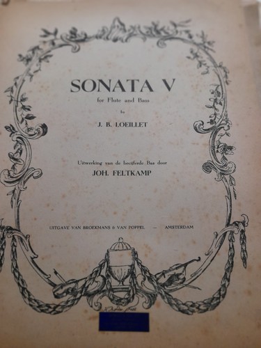 Loeillet sonata i - loeillet/, v/