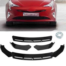 For Toyota Corolla Front Bumper Lip Splitter Spoiler Body Kit Glossy Black UK
