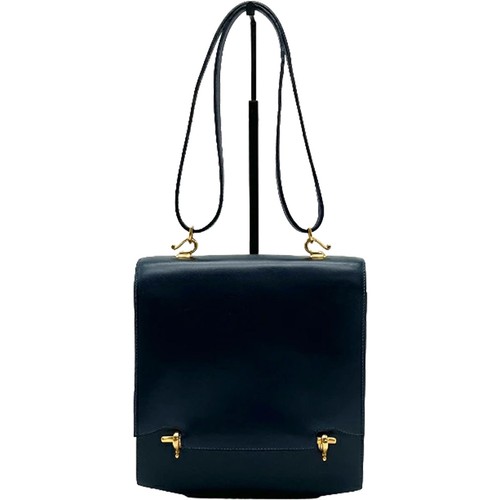 Hermes camargue box calf - calf, navy