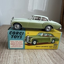 Corgi Toys 224 Bentley Continental Sports Saloon - Two-Tone Green