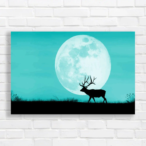 Deep sunset elk - elk, silhouette