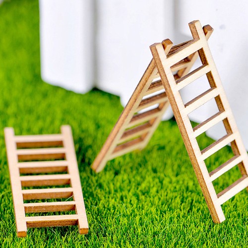 Pcs wood ladder decor - 40,