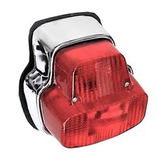 Chrome metal taillight Vespa