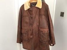 GENUINE LEATHER SHEEPSKIN COAT