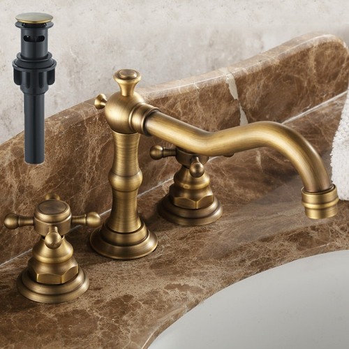 Antique brass widespread - brass,
