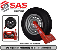 SAS Original HD1 Wheel Clamp for 10" - 15"  Steel Wheels in Plastic Case