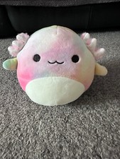 Squishmallows - Axolotl Tinley & Shark Luther - Flip A Mallow plush -look inside