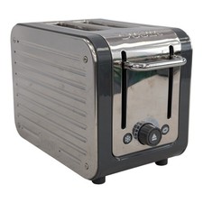 DUALIT Architect CAT2 Toaster 2 Slice Stainless Steel Wide Slots Peek Pop - B83