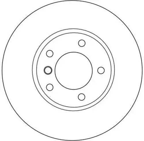Brake disc vented df4055 - 2x,
