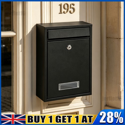 Large mailbox steel - mailbox,