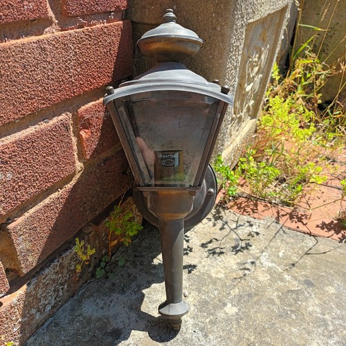 Vintage brass lantern porch - vintage,
