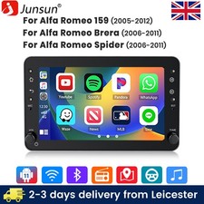 DAB+ Carplay Auto SWC Android 13 For Alfa Romeo Spider Brera 159 Car Radio GPS