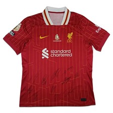 Liverpool Team Signed Shirt /