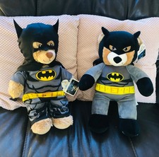Batman build a bear workshop plush soft toys x 2