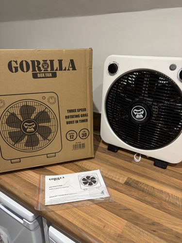 Gorilla 30cm box - gorilla, fan