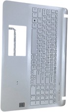 Sony VAIO SVF1521A6EW Laptop Replacement Palmrest White With UK Keyboard NFC