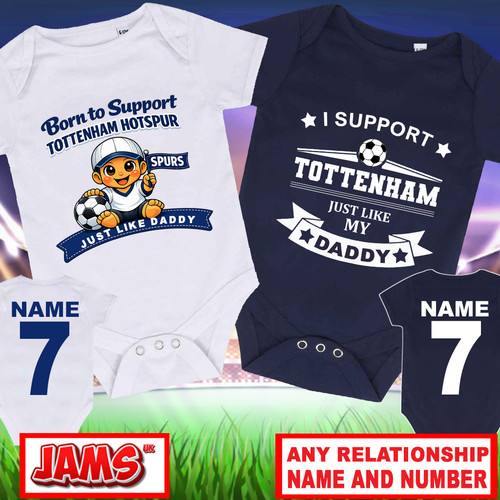 Personalised tottenham baby - personalised,