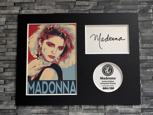 Madonna signed autograph - -,