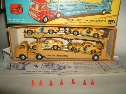 Corgi car transporter set - corgi, set.