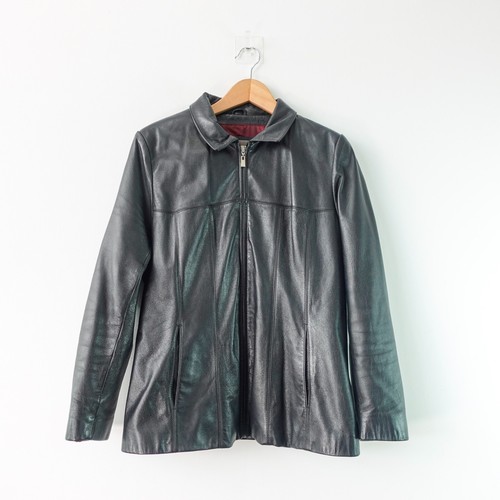 Y2k wilsons leather jacket - leather,