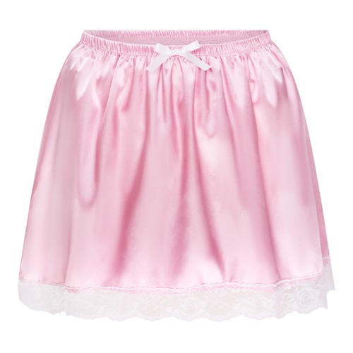 Satini frilly lace sissy - frilly,