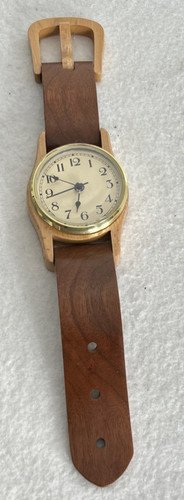 Jumbo wooden watch hand made - wooden,