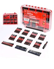 Geinxurn Impact Screwdriver Bits Set, 71pieces Case Storage Magnetic S2 Steel 