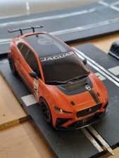 Scalextric orange jaguar - scalextric,