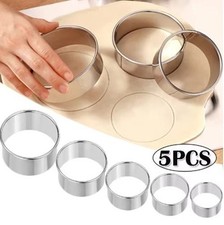 5PC Stainless Steel Round