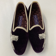 Bowhill & Elliott Black Velvet Street Slippers 