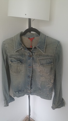 Denim jacket marks - jacket, and