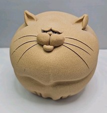 RARE 1970s FAT CAT Stoneware