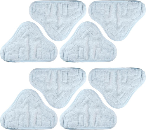 Pack h2ox5 microfiber steam - 8-pack,
