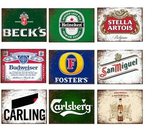 Beer lager metal wall - beer,