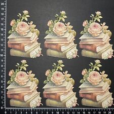Vintage Books, Die Cuts, Toppers Embellishments Card Making 