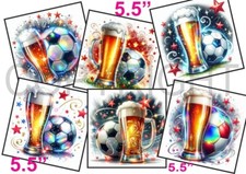 6 XL Card Toppers 5.5" Cool