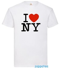 Men's I Love New York T Shirt - Classic retro I heart NY Tee. Adult's