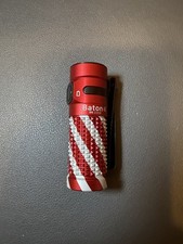 Olight Baton 4 EDC Torch/Flashlight 1300 Lumens. Candy Cane Special Edition.
