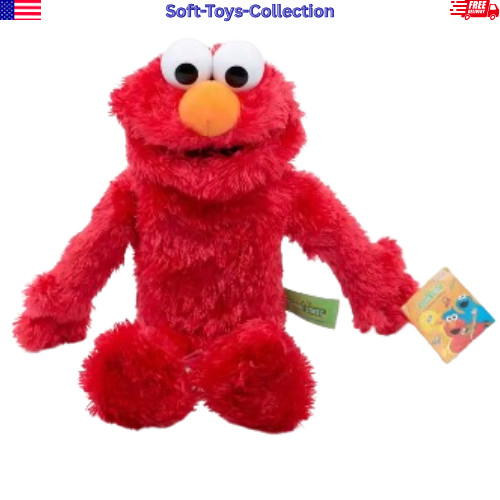 Sesamestreet elmo plush - sesamestreet, hand