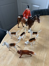 Beswick huntsman hounds and - huntsman,